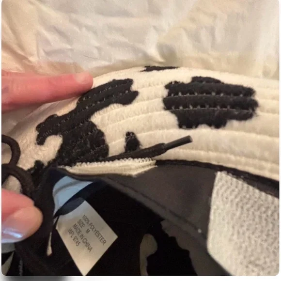 Cow Print hat cowgirl funky - Picture 5 of 5